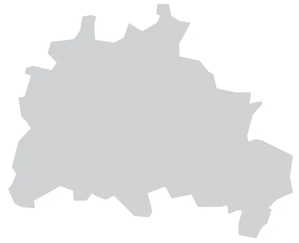 Kaart van Berlijn — Stockvector