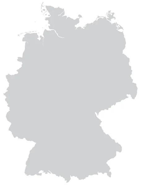 Carte de l'Allemagne — Image vectorielle