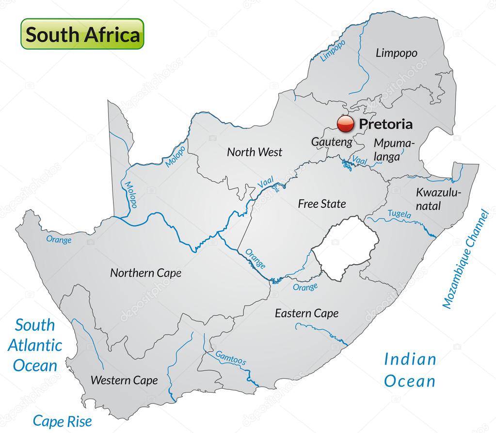 Map of south africa
