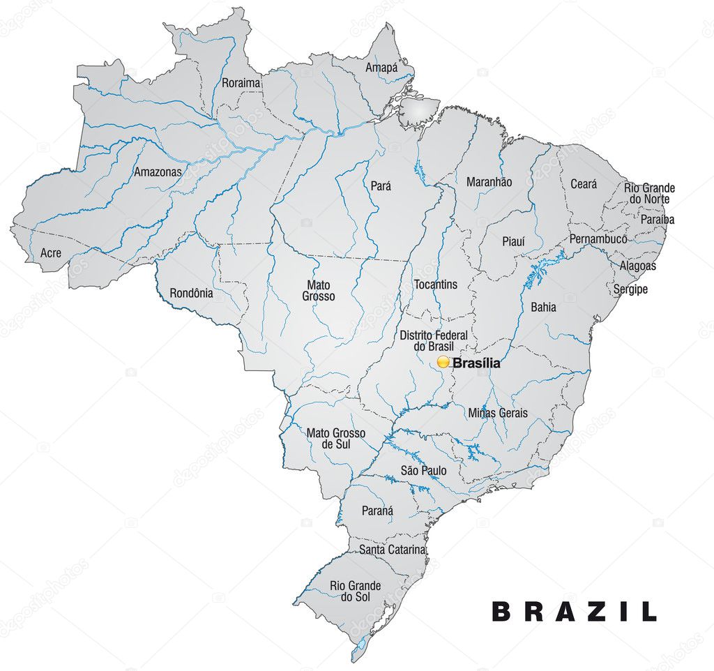 Vetores de Mapa De Brasil e mais imagens de Brasil - Brasil, Mapa, Vector -  iStock