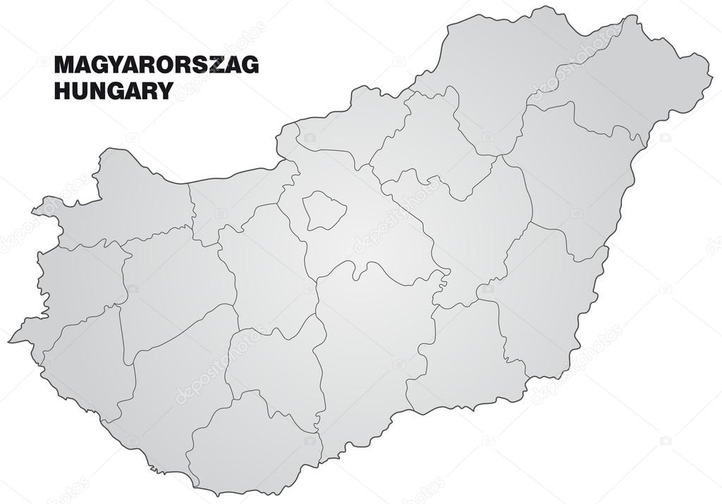 Map of Hungary