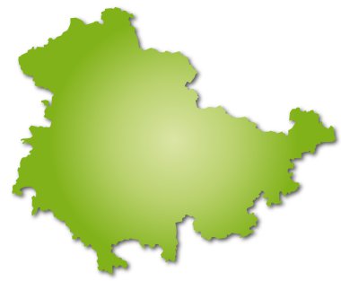thuringia Haritası