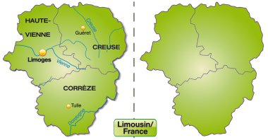 limousin Haritası