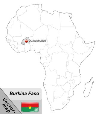 Burkina Faso Haritası