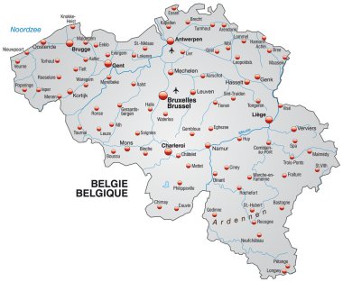 Belçika Haritası