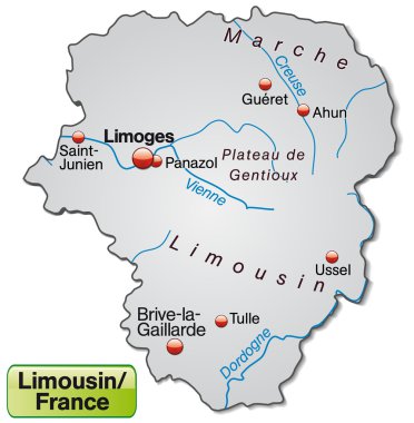 limousin Haritası