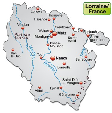 lorraine Haritası