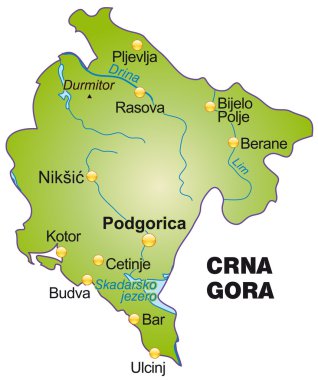 Karadağ Haritası