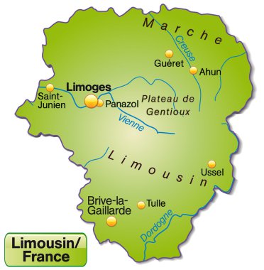 limousin Haritası