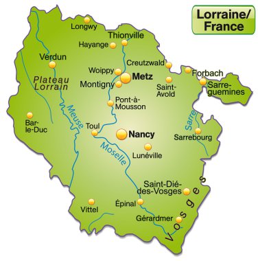 lorraine Haritası