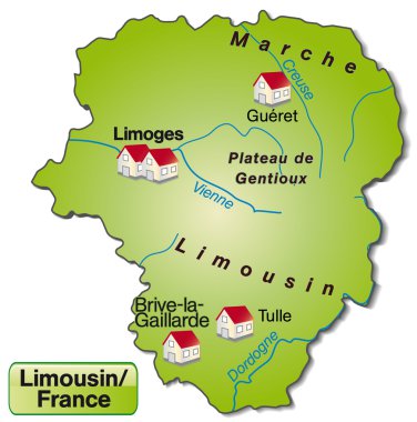 limousin Haritası