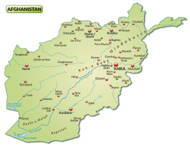 Afganistan Haritası