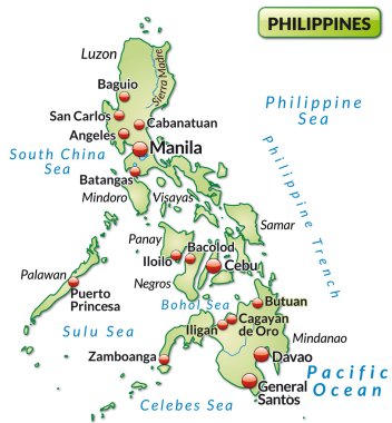 Filipinler Haritası
