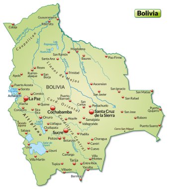 Bolivya Haritası