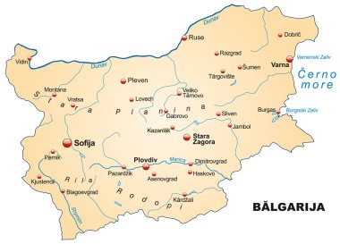 Bulgaristan Haritası