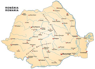 Romanya Haritası