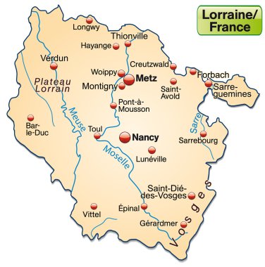 lorraine Haritası