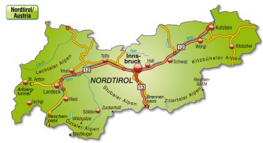 tyrol Haritası
