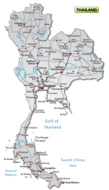 Tayland Haritası