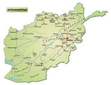 Afganistan Haritası