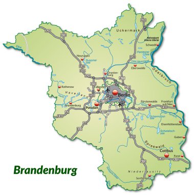 brandenburg Haritası