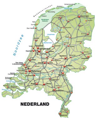 Hollanda Haritası