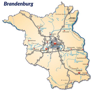 brandenburg Haritası