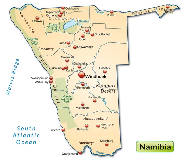 Namibya Haritası
