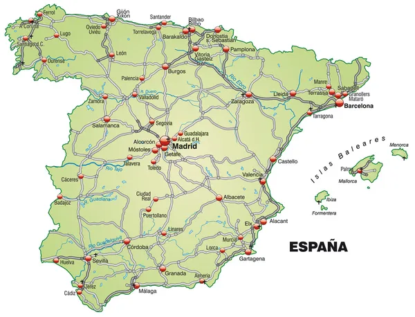 İspanya Haritası