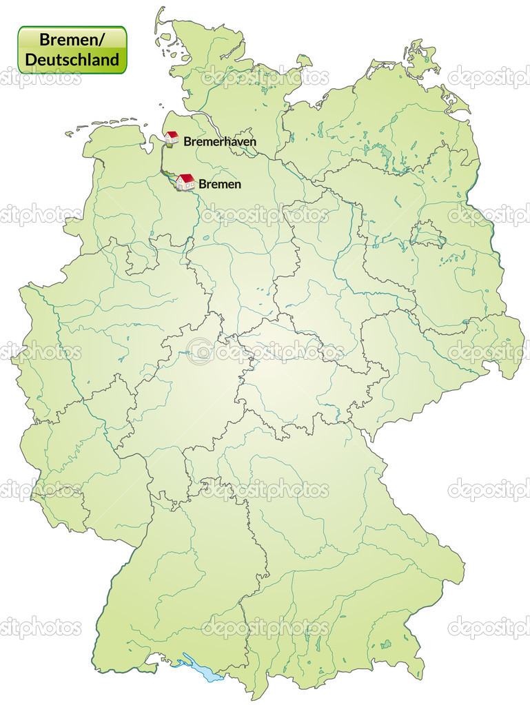 Karta över Bremen Tyskland | Karta 2020