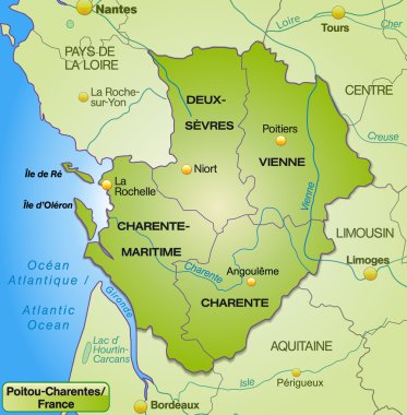 poitou-charentes Haritası