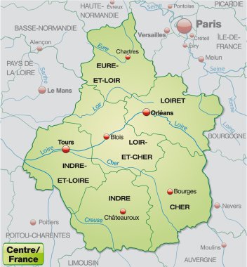 Map of center clipart