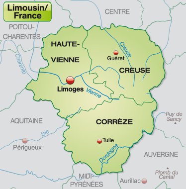limousin Haritası