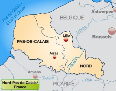 Kuzey-pas-de-calais Haritası