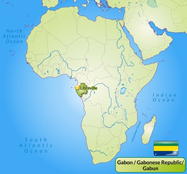 gabon Haritası