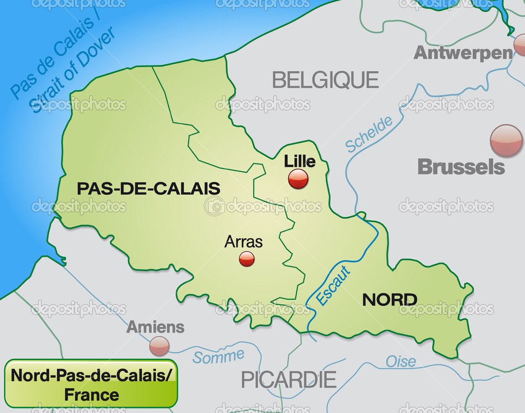 Mapa de Northpasdecalais 2022