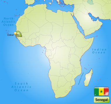 senegal Haritası