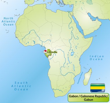 gabon Haritası
