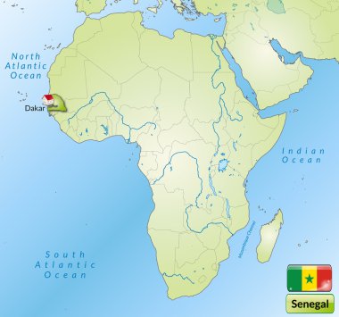 senegal Haritası