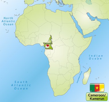 cameroons Haritası