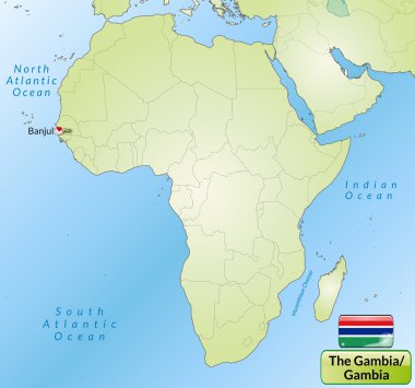 Gambiya Haritası