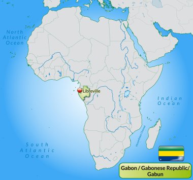gabon Haritası