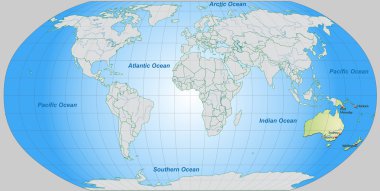 Avustralya Haritası