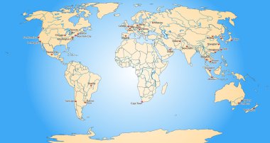 Dünyanın haritası