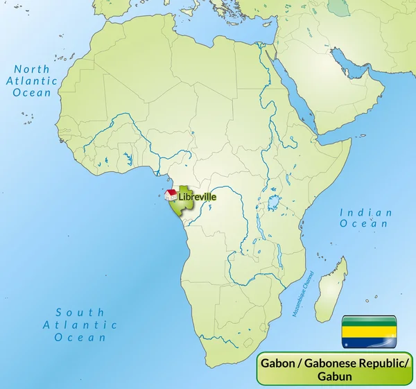 gabon Haritası