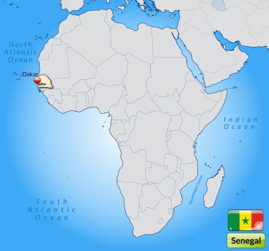 senegal Haritası