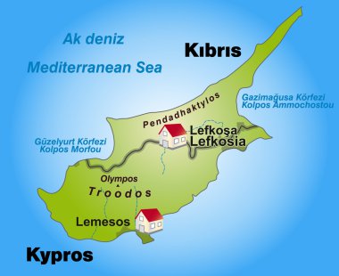 Kıbrıs Haritası