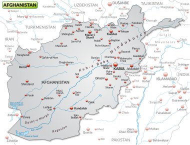 Afganistan Haritası