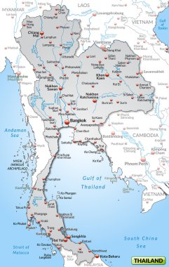 Tayland Haritası