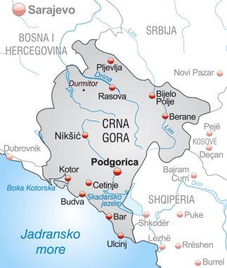 Karadağ Haritası